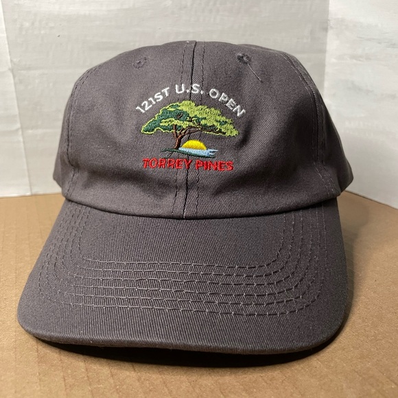 121st US Open Torrey Pines USGA Member Adjustable Gray Golf Hat Cap - Picture 1 of 4